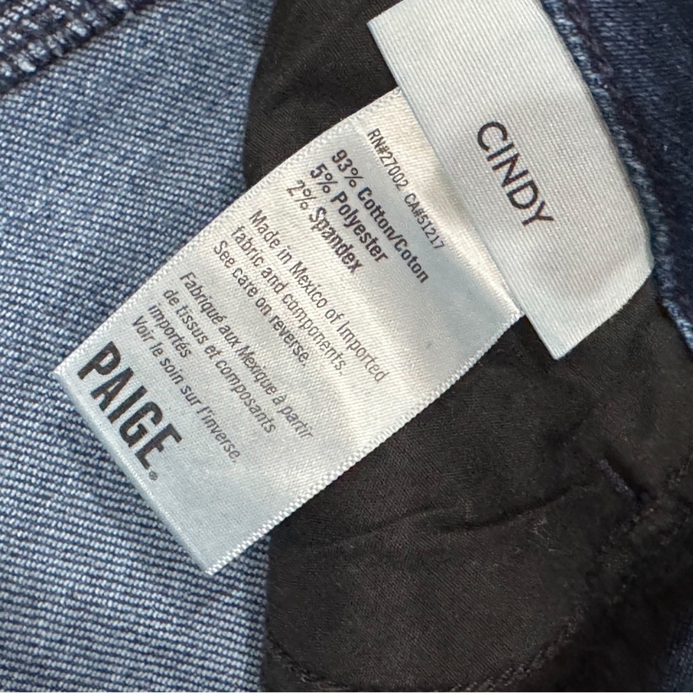 PAIGE High Rise Women's Jeans - Indigo - Picture 5 of 7